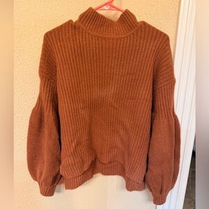 Love Riche Warm Tan Knit Sweater